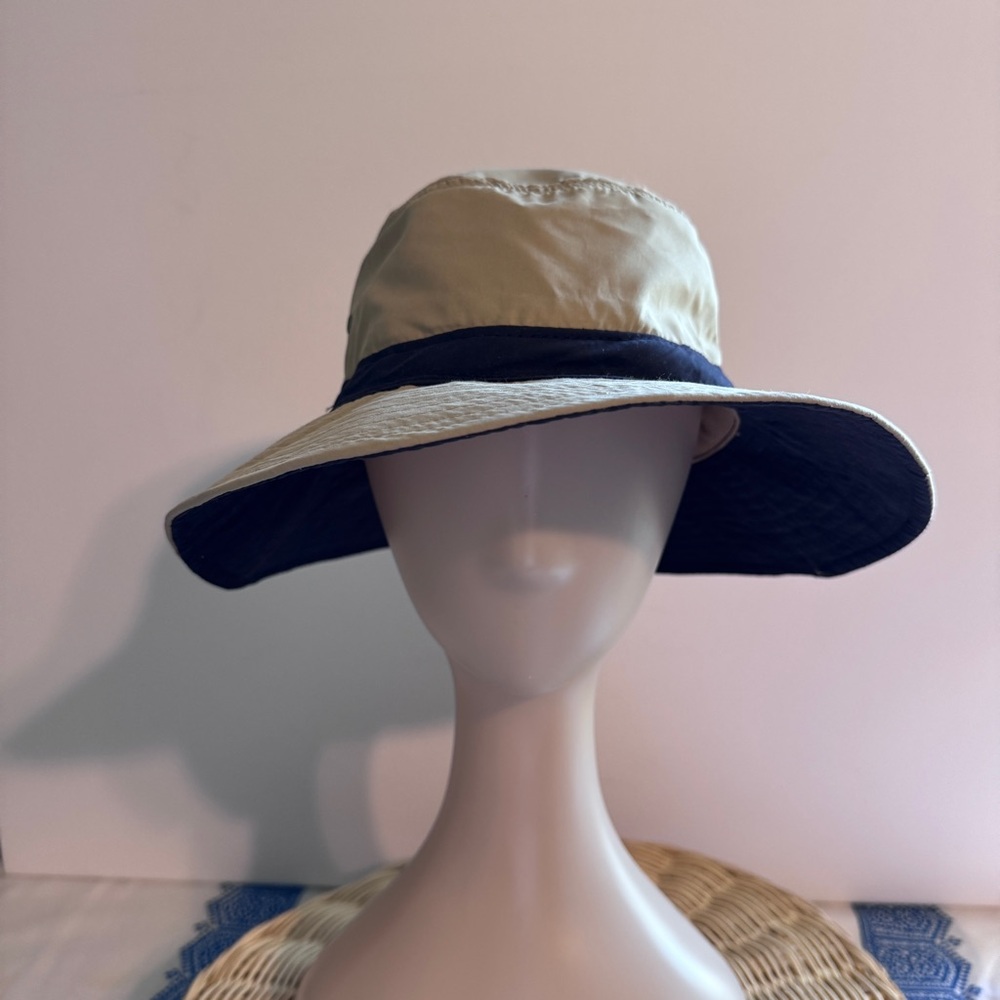 Vintage L.L. Bean Wide Brim Sun Hat Size Medium Coastal Grandmother Granola Girl